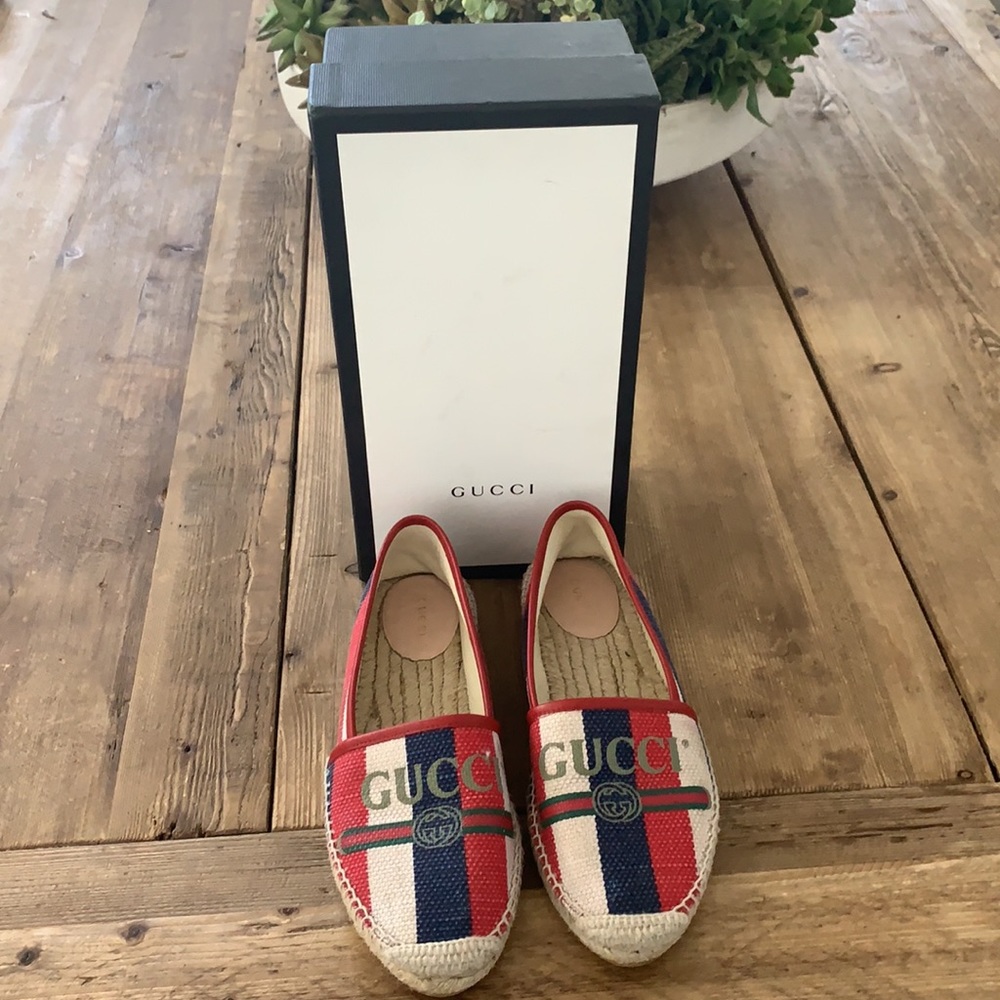 Authentic Gucci Espadrilles With Box Size 39 - image 7